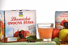 Lhenická ovocná šťáva Jablko – černý rybíz