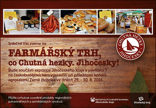 Farmářský trh CHUTNÁ HEZKY.JIHOČESKY